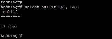 PostgreSQL NULLIF-1.2