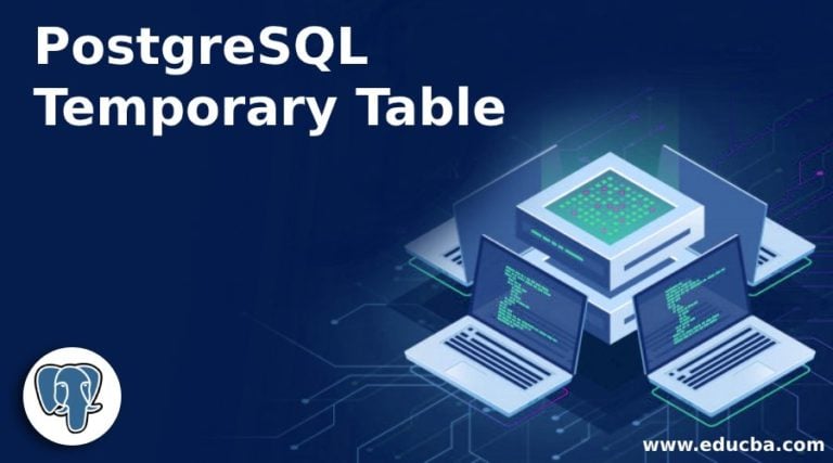 postgresql view temporary table