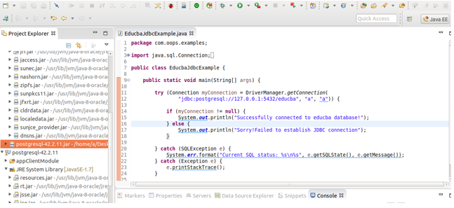 Jdbc driver postgresql это