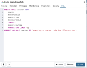 SQL Administration | Roles for Access | Tablespace Management