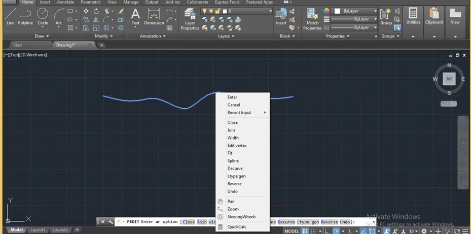 Spline in AutoCAD - 16