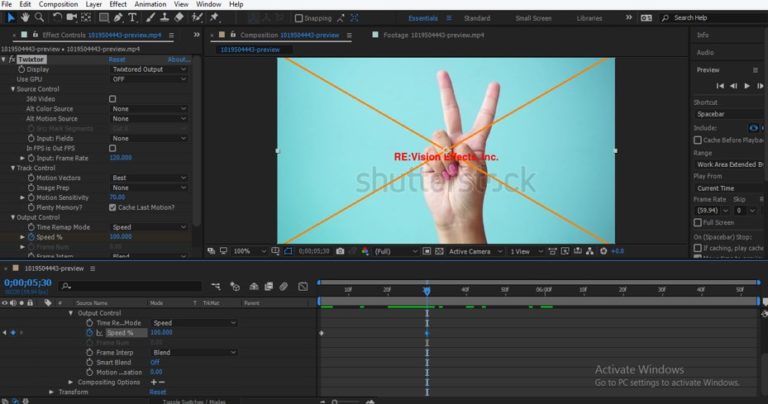 after effects twixtor plugin
