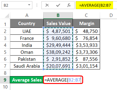 average in excel 1-3