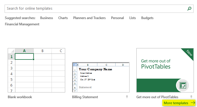 business plan excel semplice