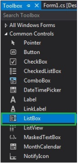 listbox in c# output 4