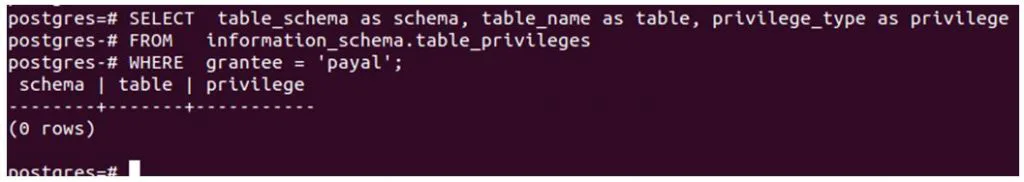 postgreSQL GRANT 4