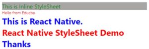 React-Native StyleSheet | Working & Examples of React-Native StyleSheet