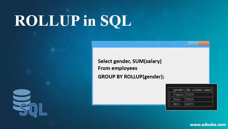 With Rollup In Sql Server