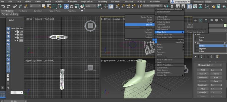 3ds Max Loft | Creating 3D Shapes using Loft command in 3ds Max