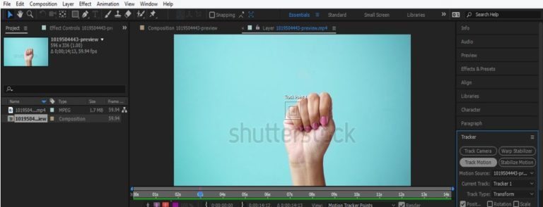 track point after effects