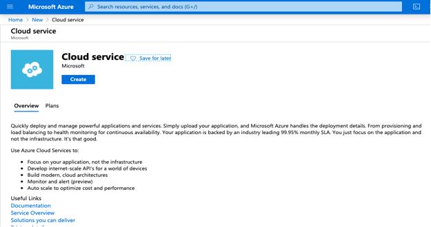 Azure Cloud Service3