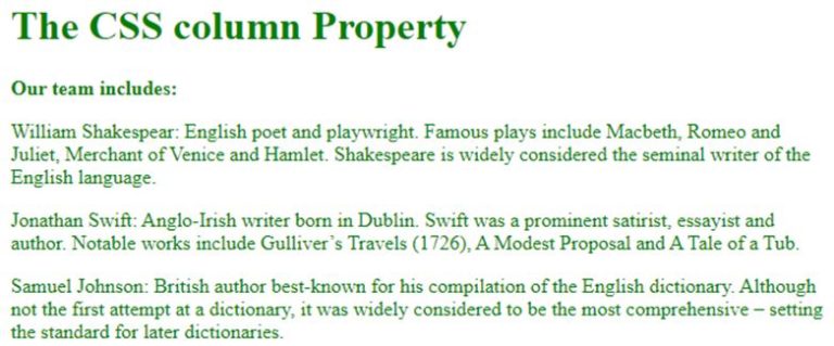 CSS Column | Guide to Working of CSS Column Property with Examples