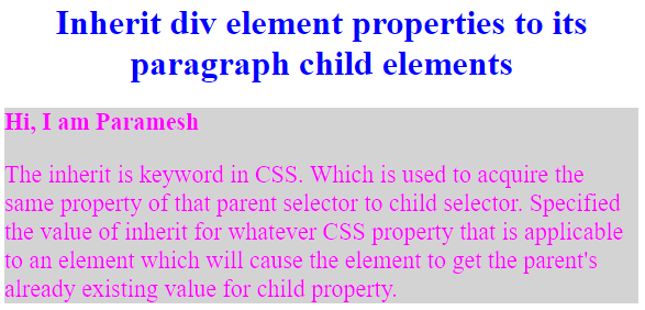 jquery force all children to inherit font size