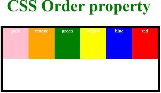 CSS Order - 2