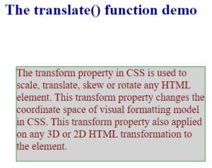 CSS transform | How Does transform Done in CSS with Multiple Function