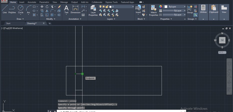 autocad commands used in construction