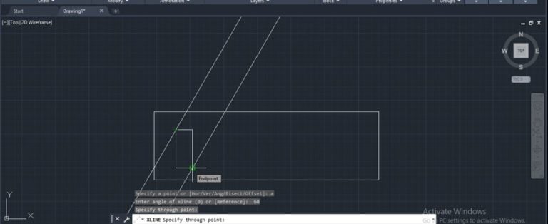 Construction Line in AutoCAD | Steps to Use Construction Line in AutoCAD