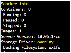 Docker Storage Drivers output 1