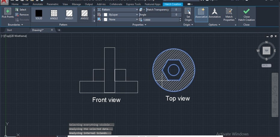 What Hatch Properties can be defined in Advance CAD? · Graitec Advantage