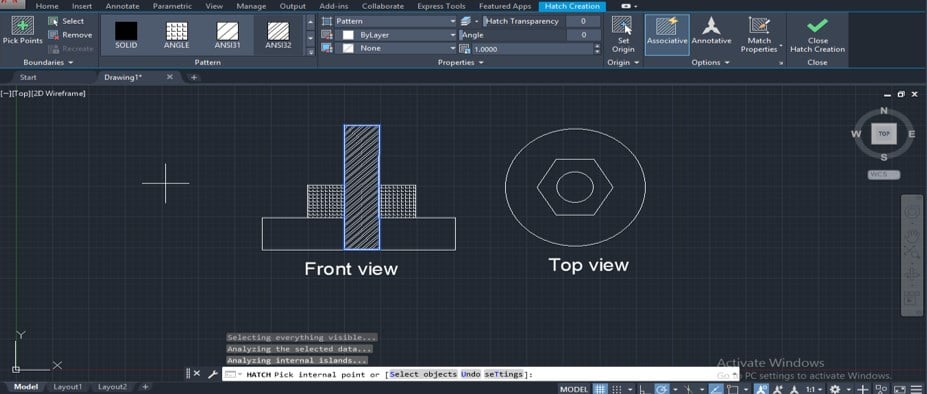 hatch scale in one direction - AutoCAD 2D Drafting, Object Properties &  Interface - AutoCAD Forums