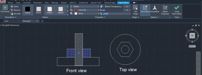 Hatch Autocad How To Use Hatch Command In Autocad 0568