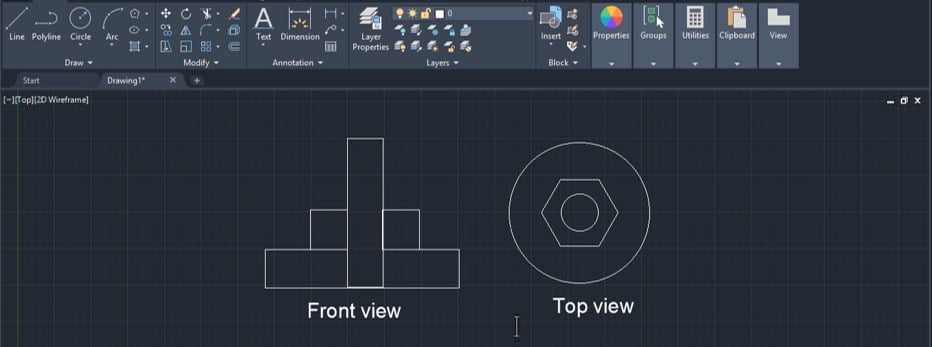 drawing for applying hatch