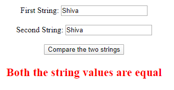 JavaScript Compare Strings Functions Compare in JavaScript