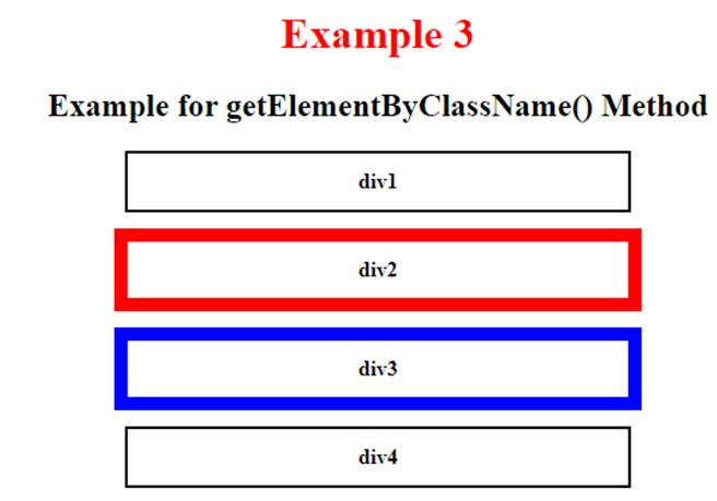 JavaScript getElementsByClassName() 4