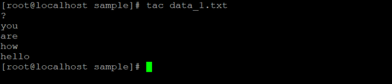 Linux tac | How does Linux Tac Command Work with Examples