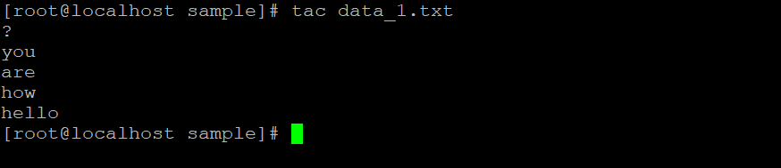 Linux tac -1.2