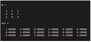 Matlab rref | Syntax and Examples of Matlab rref with Explanation