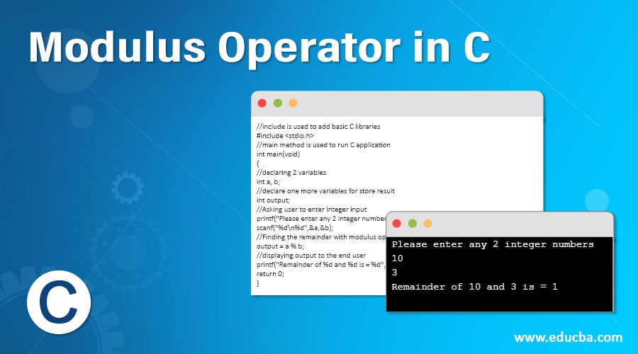 Modulus Operator In C Calculations Working Of Modulus Operator