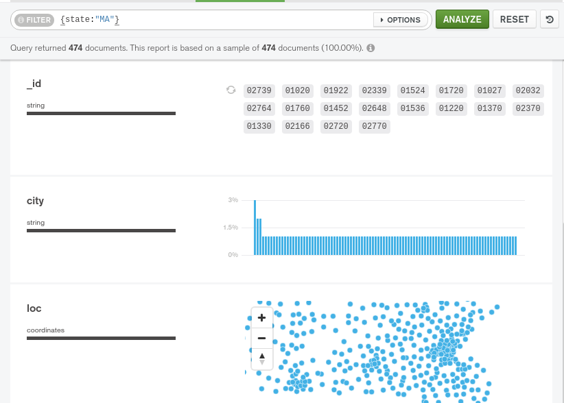 mongodb compass sort desc