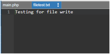 PHP Write File Example 3
