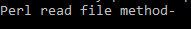 Perl Read File Example 2