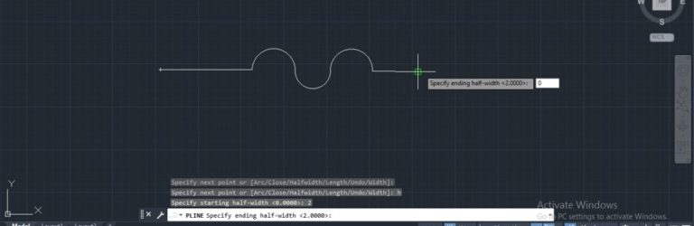 Polyline in AutoCAD | Learning Parameters of Polyline for creating Shapes