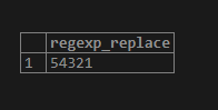 PostgreSQL REGEXP_REPLACE 2
