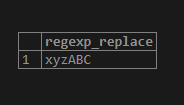 PostgreSQL REGEXP_REPLACE 3