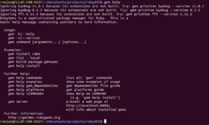 RubyGems | Syntax And Various Commands Of RubyGems