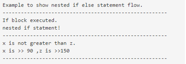 Nested IF Else Statement Example 2
