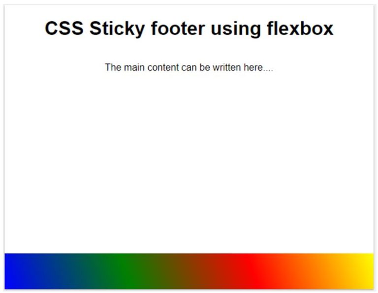 Sticky Footer CSS | Guide to Working & Methods of Sticky Footer CSS