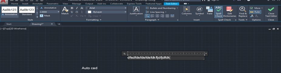 Text Command in AutoCAD | Steps to Use Text Command in AutoCAD