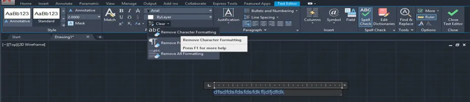 Text Command in AutoCAD - 18