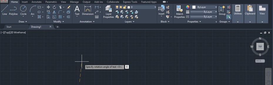 Text Command in AutoCAD | Steps to Use Text Command in AutoCAD