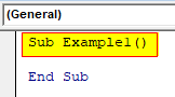 VBA Create Object Example 1-2