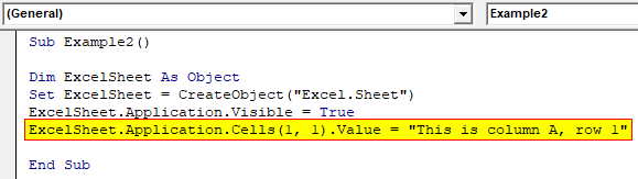 Excel Sheet Example 2-5