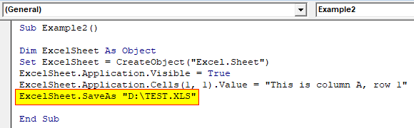 Excel Sheet Example 2-6