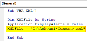 exempel på VBA XML 1-5