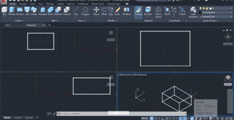 how to set up a layout autocad