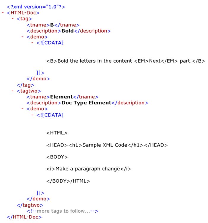 HTML file inside